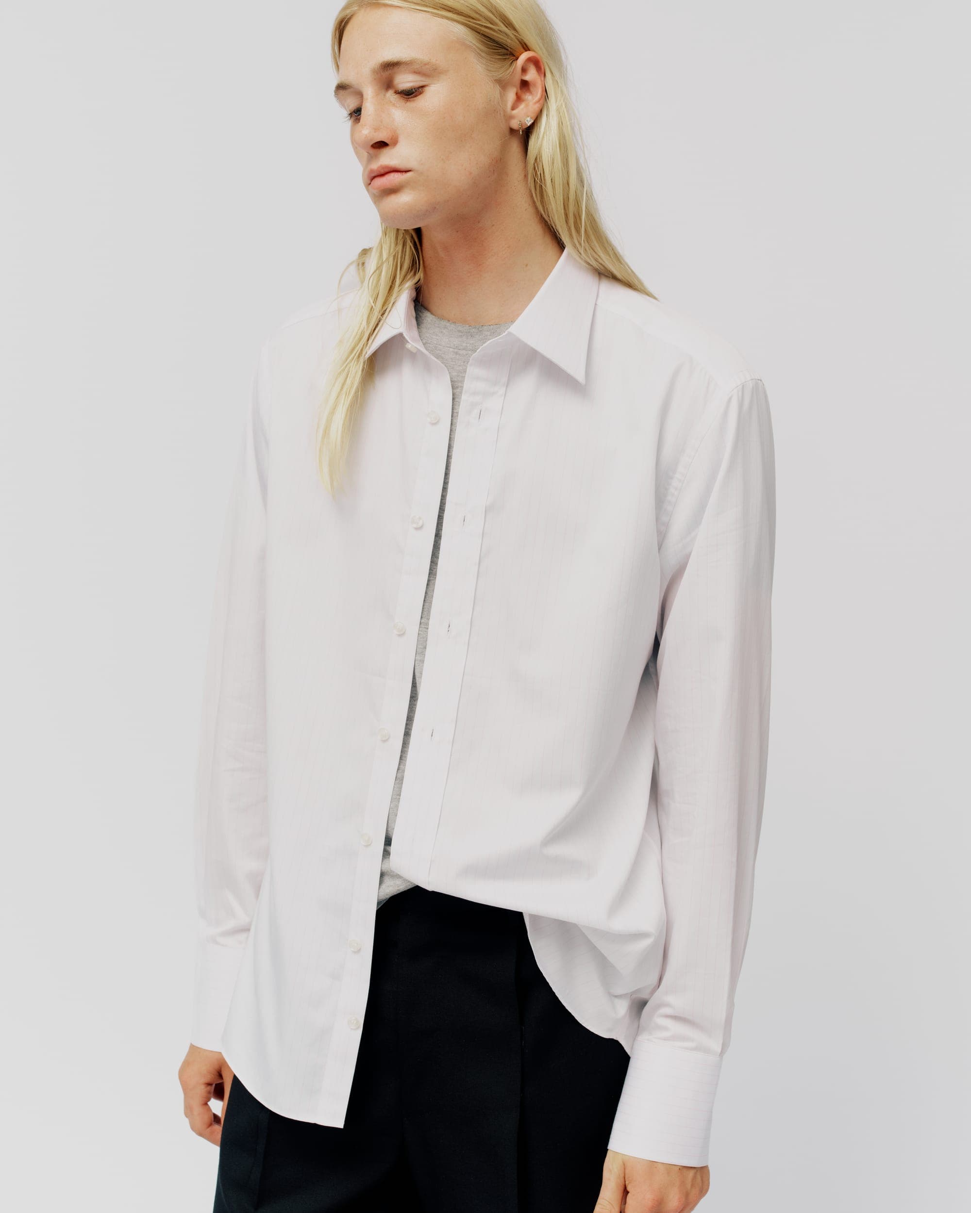 BLACK PLAIN WEAVE TROUSERS, view 5