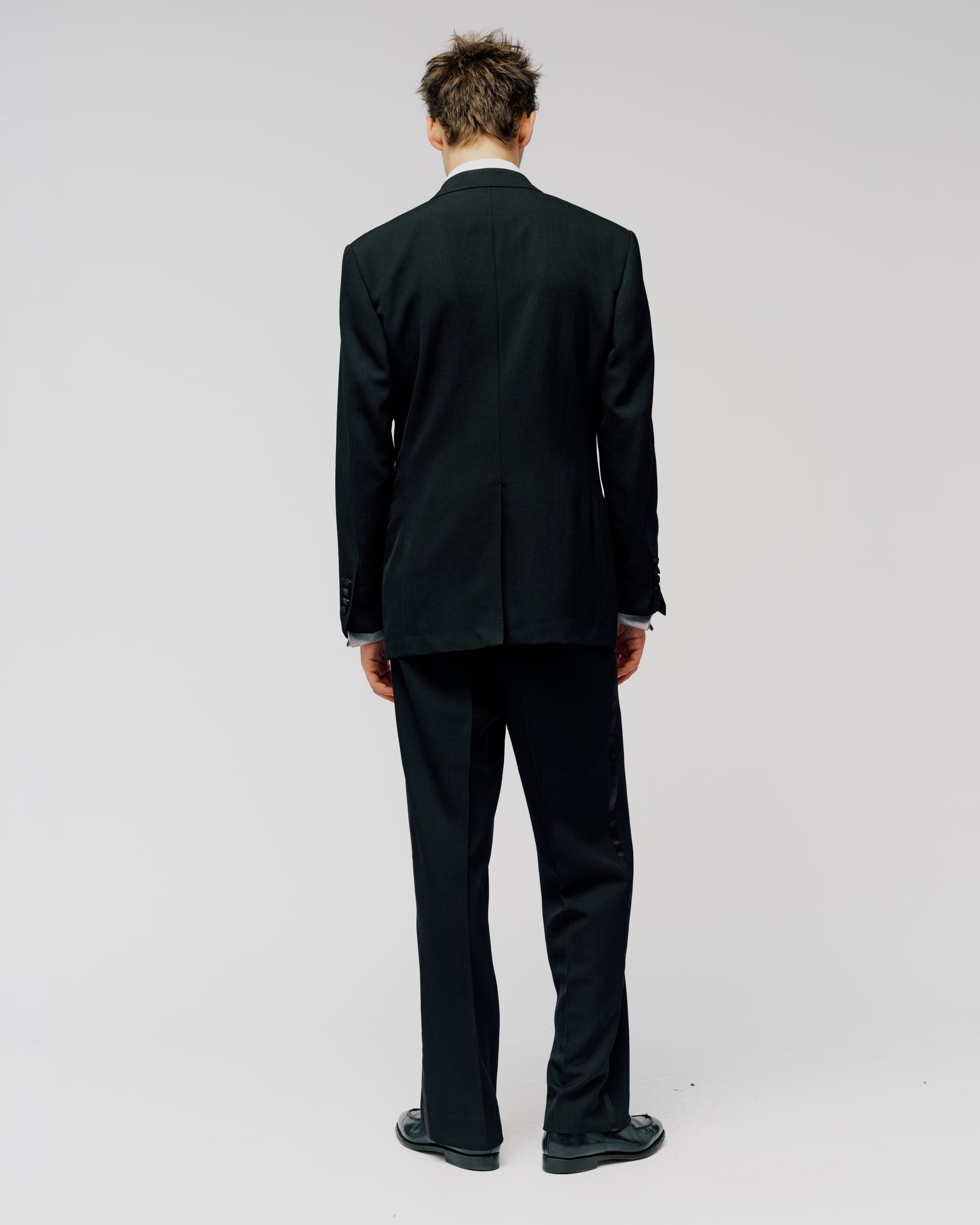 TUXEDO JACKET IN BLACK BARATHEA, view 4